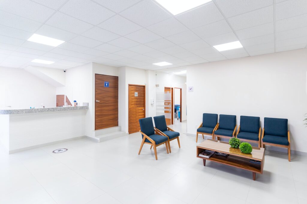 waiting room in a hospital